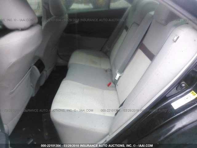 4T1BF1FKXCU045185 - 2012 TOYOTA CAMRY SE/LE/XLE BLACK photo 8