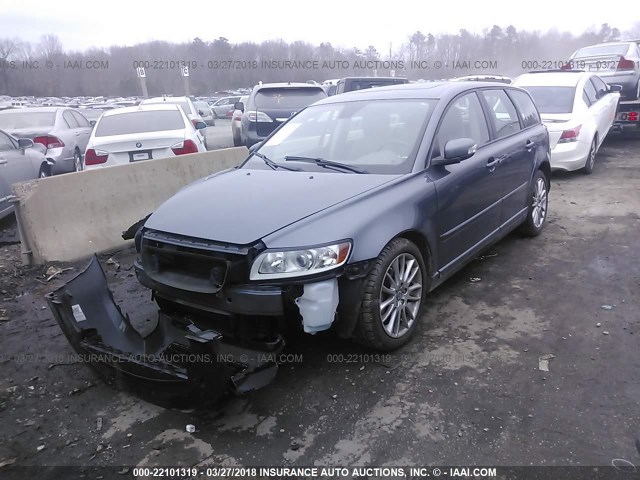 YV1382MW3A2527966 - 2010 VOLVO V50 2.4I GRAY photo 2