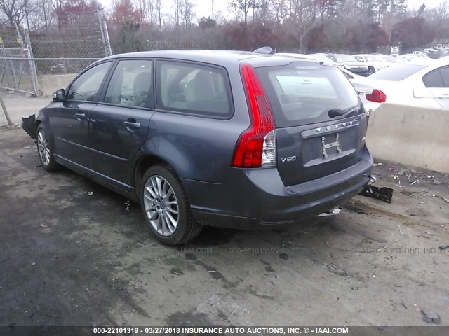 YV1382MW3A2527966 - 2010 VOLVO V50 2.4I GRAY photo 3