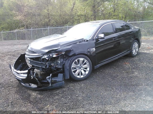 1FAHP2FW7BG136602 - 2011 FORD TAURUS LIMITED BLACK photo 2