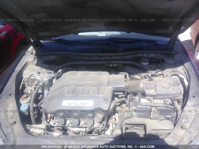 5J6TF2H59CL001118 - 2012 HONDA CROSSTOUR EXL ნაცრისფერი ფოტო 10