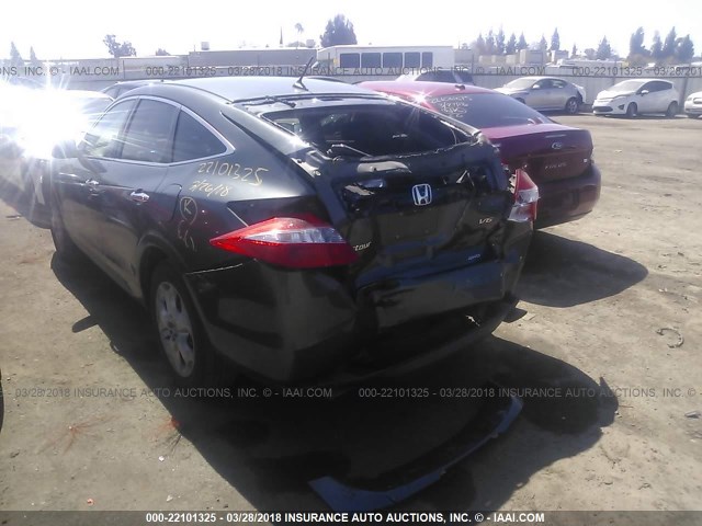 5J6TF2H59CL001118 - 2012 HONDA CROSSTOUR EXL GRAY photo 3