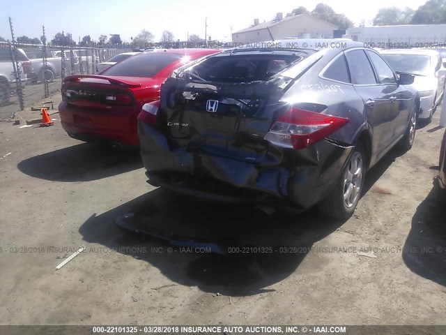 5J6TF2H59CL001118 - 2012 HONDA CROSSTOUR EXL ნაცრისფერი ფოტო 4