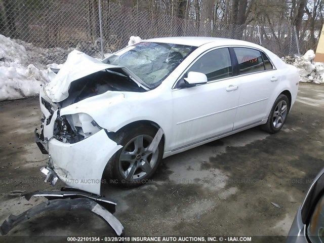 1G1ZC5EBXA4146611 - 2010 CHEVROLET MALIBU 1LT 白色 照片 2