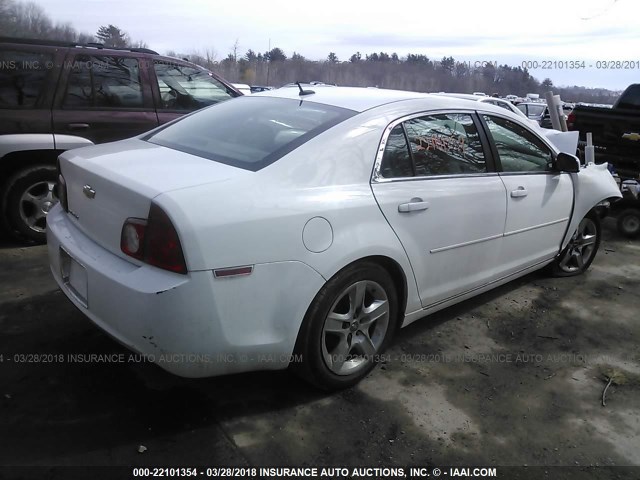 1G1ZC5EBXA4146611 - 2010 CHEVROLET MALIBU 1LT 白色 照片 4