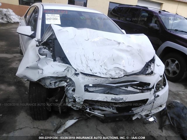 1G1ZC5EBXA4146611 - 2010 CHEVROLET MALIBU 1LT 白色 照片 6