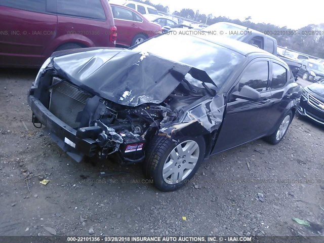 1B3BD4FB3BN590733 - 2011 DODGE AVENGER EXPRESS 黑色 照片 2