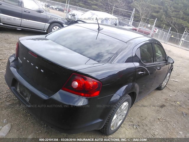 1B3BD4FB3BN590733 - 2011 DODGE AVENGER EXPRESS 黑色 照片 4