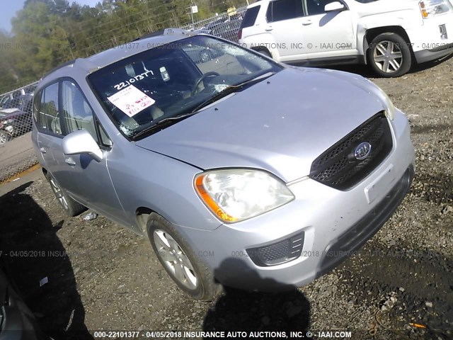 KNAFG526077101364 - 2007 KIA RONDO LX/EX SILVER photo 1