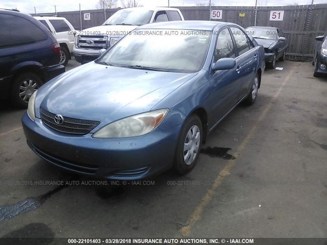 4T1BE30K04U914837 - 2004 TOYOTA CAMRY LE/XLE/SE 蓝色 照片 2
