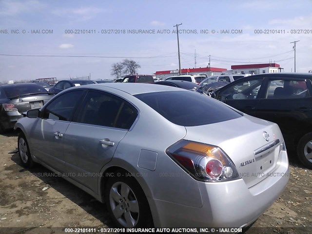 1N4AL21E18N432229 - 2008 NISSAN ALTIMA 2.5/2.5S SILVER photo 3