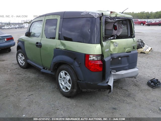 5J6YH17308L007648 - 2008 HONDA ELEMENT LX GREEN photo 3