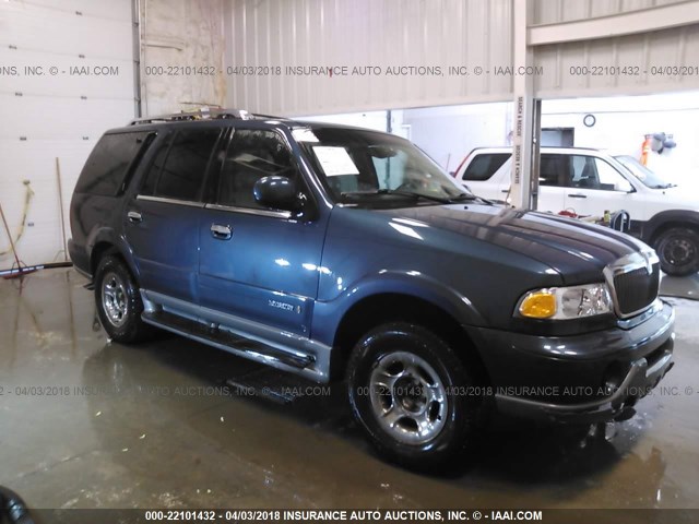 5LMPU28A8YLJ12429 - 2000 LINCOLN NAVIGATOR BLUE photo 1