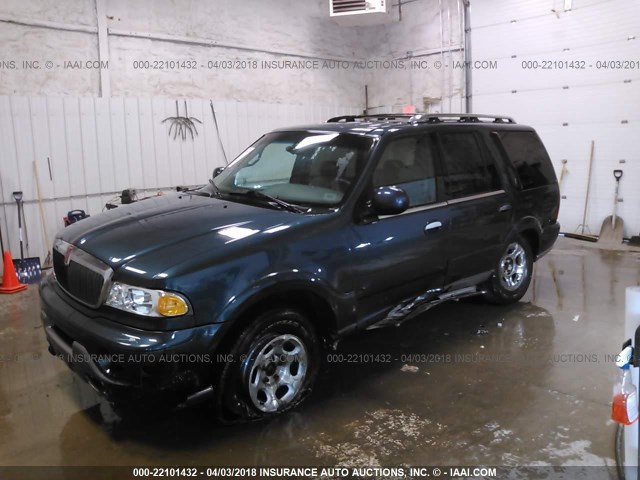 5LMPU28A8YLJ12429 - 2000 LINCOLN NAVIGATOR 蓝色 照片 2