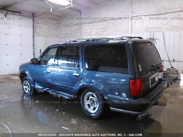 5LMPU28A8YLJ12429 - 2000 LINCOLN NAVIGATOR 蓝色 照片 3