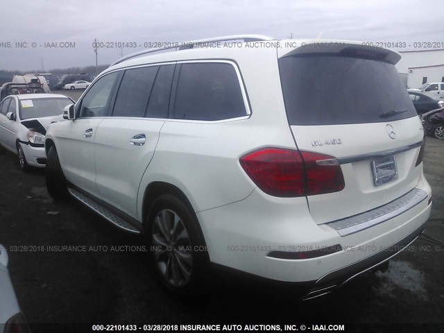 4JGDF7CE8DA149798 - 2013 MERCEDES-BENZ GL 450 4MATIC WHITE photo 3