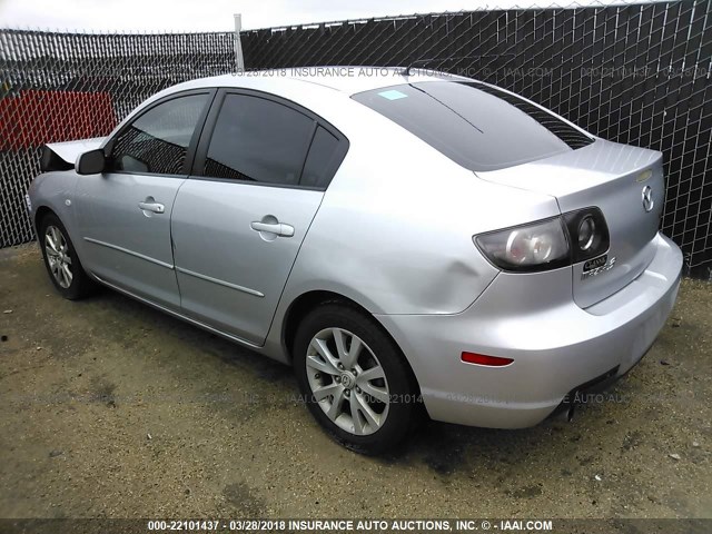 JM1BK32F871725940 - 2007 MAZDA 3 I SILVER photo 3