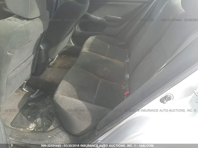 1HGCM56197A136809 - 2007 HONDA ACCORD VALUE SILVER photo 8