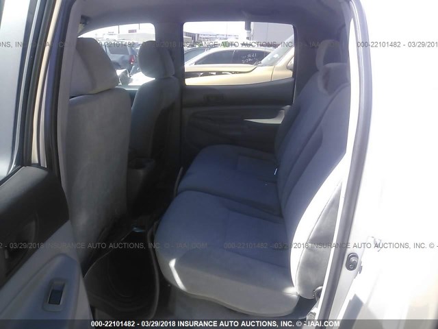 5TEJU62N25Z078453 - 2005 TOYOTA TACOMA DOUBLE CAB PRERUNNER GRAY photo 8