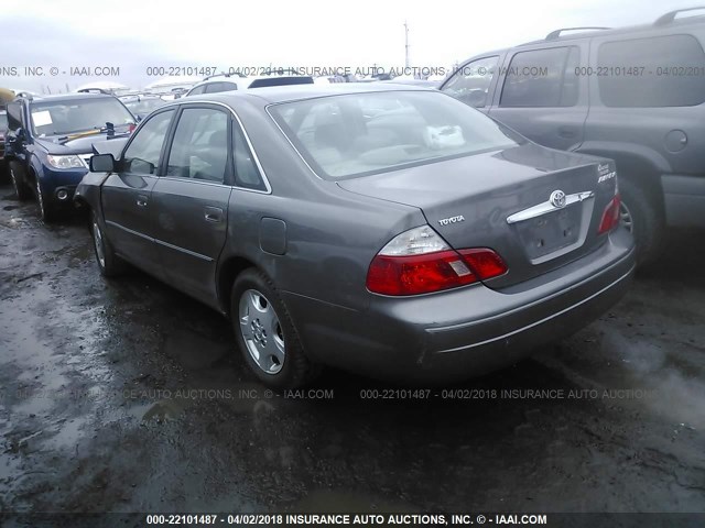 4T1BF28B14U367055 - 2004 TOYOTA AVALON XL/XLS GRAY photo 3