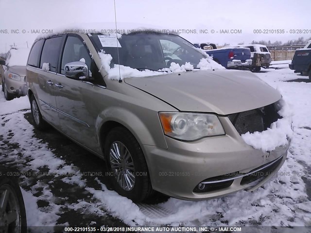 2A4RR6DG8BR681972 - 2011 CHRYSLER TOWN & COUNTRY LIMITED GOLD photo 1