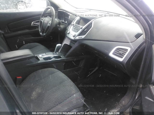 2GKFLREK4D6217360 - 2013 GMC TERRAIN SLE GRAY photo 5