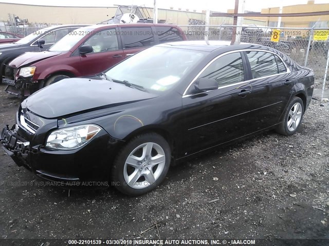 1G1ZG57B19F233783 - 2009 CHEVROLET MALIBU LS Qara foto 2