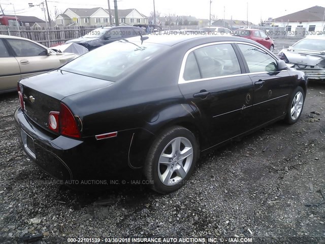 1G1ZG57B19F233783 - 2009 CHEVROLET MALIBU LS Qara foto 4