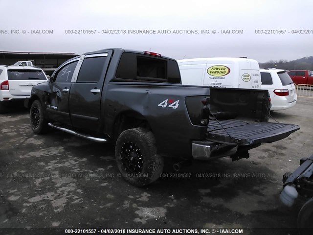 1N6BA0EC4CN323450 - 2012 NISSAN TITAN S/SV/SL/PRO-4X GRAY photo 3