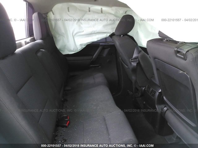 1N6BA0EC4CN323450 - 2012 NISSAN TITAN S/SV/SL/PRO-4X GRAY photo 8