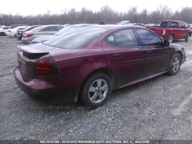 2G2WS522851190100 - 2005 PONTIAC GRAND PRIX GT Kastanienbraun Foto 4