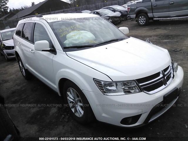 3C4PDDBG8GT168163 - 2016 DODGE JOURNEY SXT WHITE photo 1