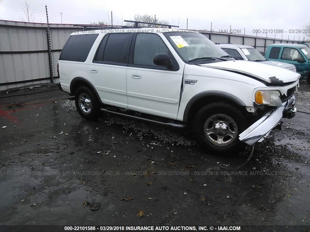 1FMRU15L32LA00754 - 2002 FORD EXPEDITION XLT 白色 照片 1