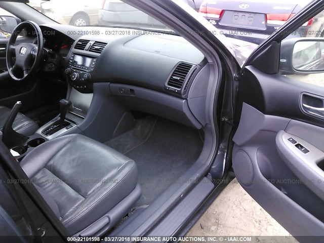 1HGCM56884A161127 - 2004 HONDA ACCORD EX Dark Blue photo 5