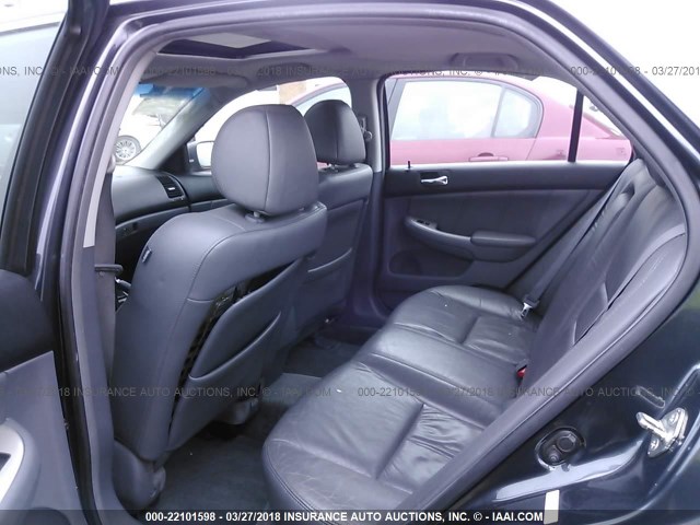 1HGCM56884A161127 - 2004 HONDA ACCORD EX Dark Blue photo 8