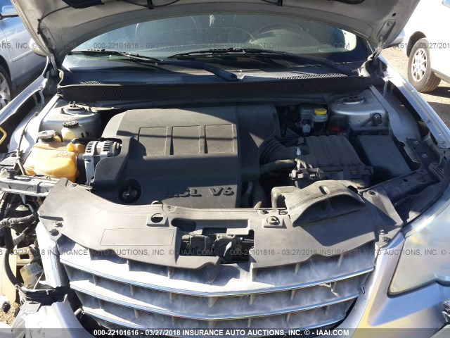 1C3LC56V69N572571 - 2009 CHRYSLER SEBRING TOURING/LIMITED SILVER photo 10