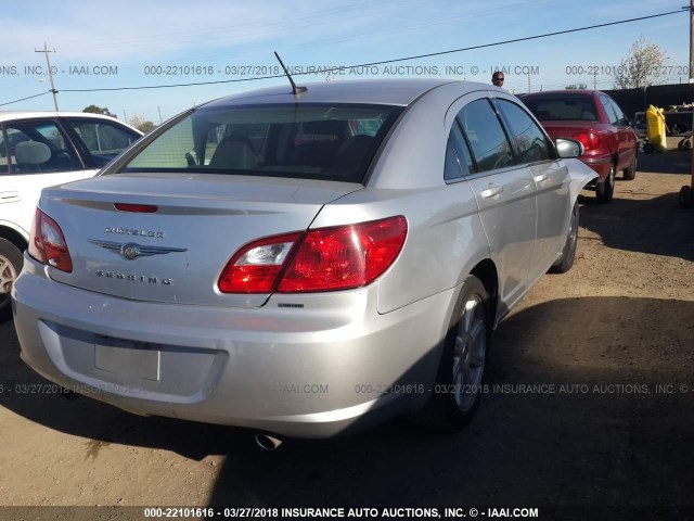 1C3LC56V69N572571 - 2009 CHRYSLER SEBRING TOURING/LIMITED SILVER photo 4