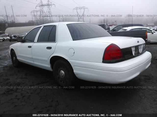 2FAHP71W15X150580 - 2005 FORD CROWN VICTORIA POLICE INTERCEPTOR WHITE photo 3