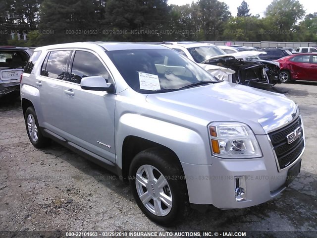 2GKALMEK8F6299917 - 2015 GMC TERRAIN SLE SILVER photo 1