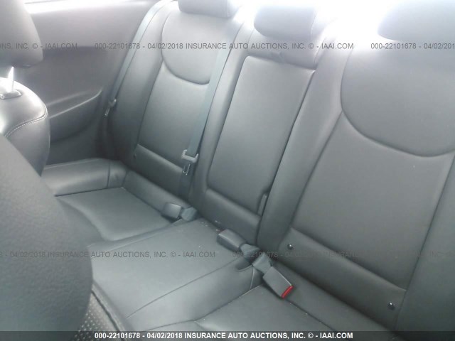 KMHDH6AE8DU001902 - 2013 HYUNDAI ELANTRA COUPE GS/SE GRAY photo 8