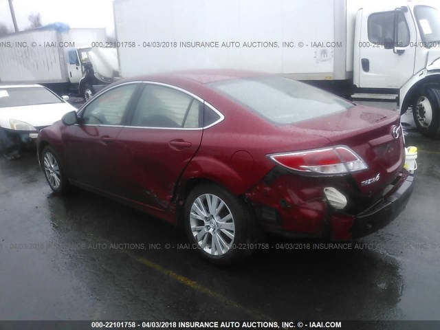 1YVHP82A795M18553 - 2009 MAZDA 6 I RED photo 3