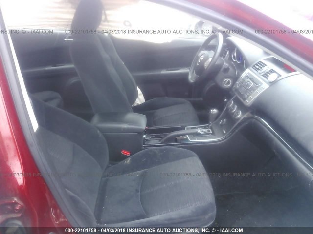 1YVHP82A795M18553 - 2009 MAZDA 6 I RED photo 5