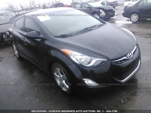 5NPDH4AE4DH285810 - 2013 HYUNDAI ELANTRA GLS/LIMITED BLACK photo 1