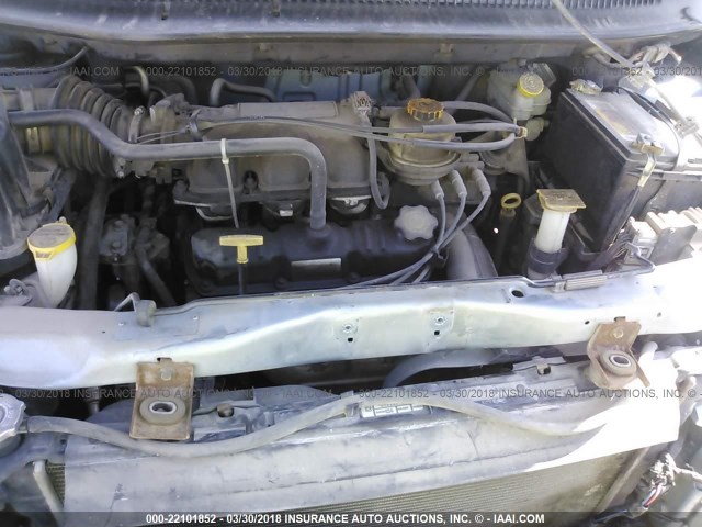 2D4GP24373R219562 - 2003 DODGE GRAND CARAVAN SE SILVER photo 10