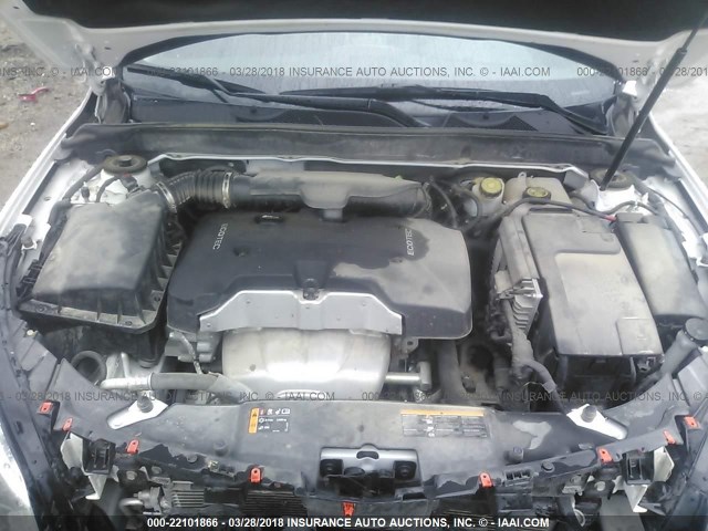 1G11C5SL9EF191222 - 2014 CHEVROLET MALIBU 1LT WHITE photo 10