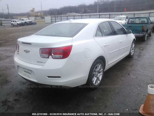 1G11C5SL9EF191222 - 2014 CHEVROLET MALIBU 1LT WHITE photo 4