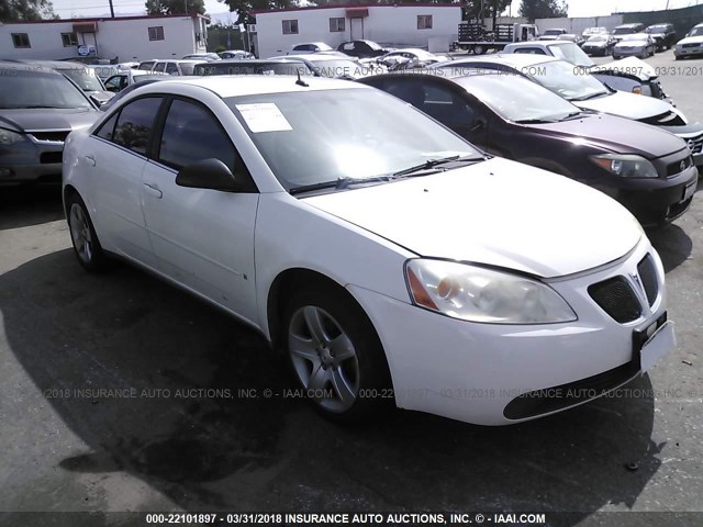 1G2ZG57B384193969 - 2008 PONTIAC G6 SE WHITE photo 1