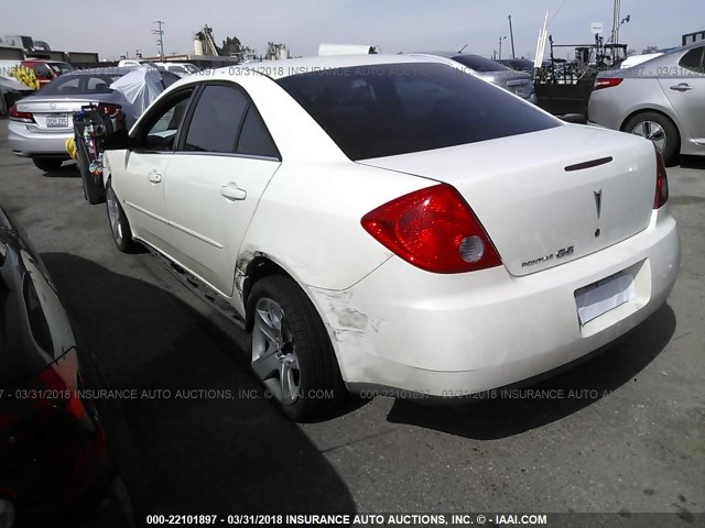 1G2ZG57B384193969 - 2008 PONTIAC G6 SE WHITE photo 3