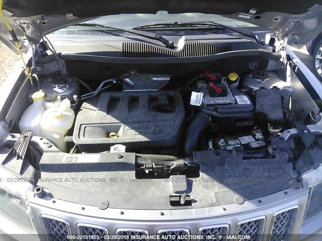 1C4NJDEB5GD712642 - 2016 JEEP COMPASS LATITUDE 银色 照片 10