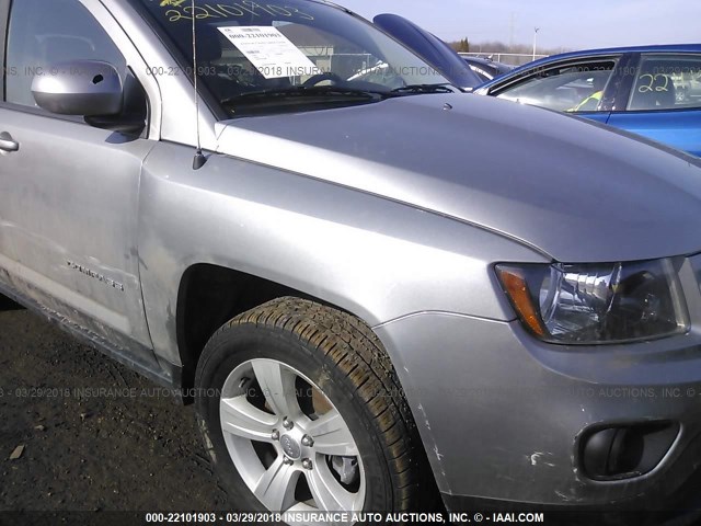 1C4NJDEB5GD712642 - 2016 JEEP COMPASS LATITUDE 银色 照片 6
